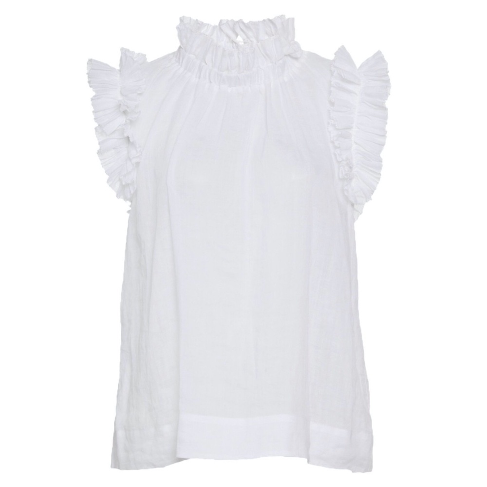 SEA NEW YORK LUCY TOP WHITE SIZE 4